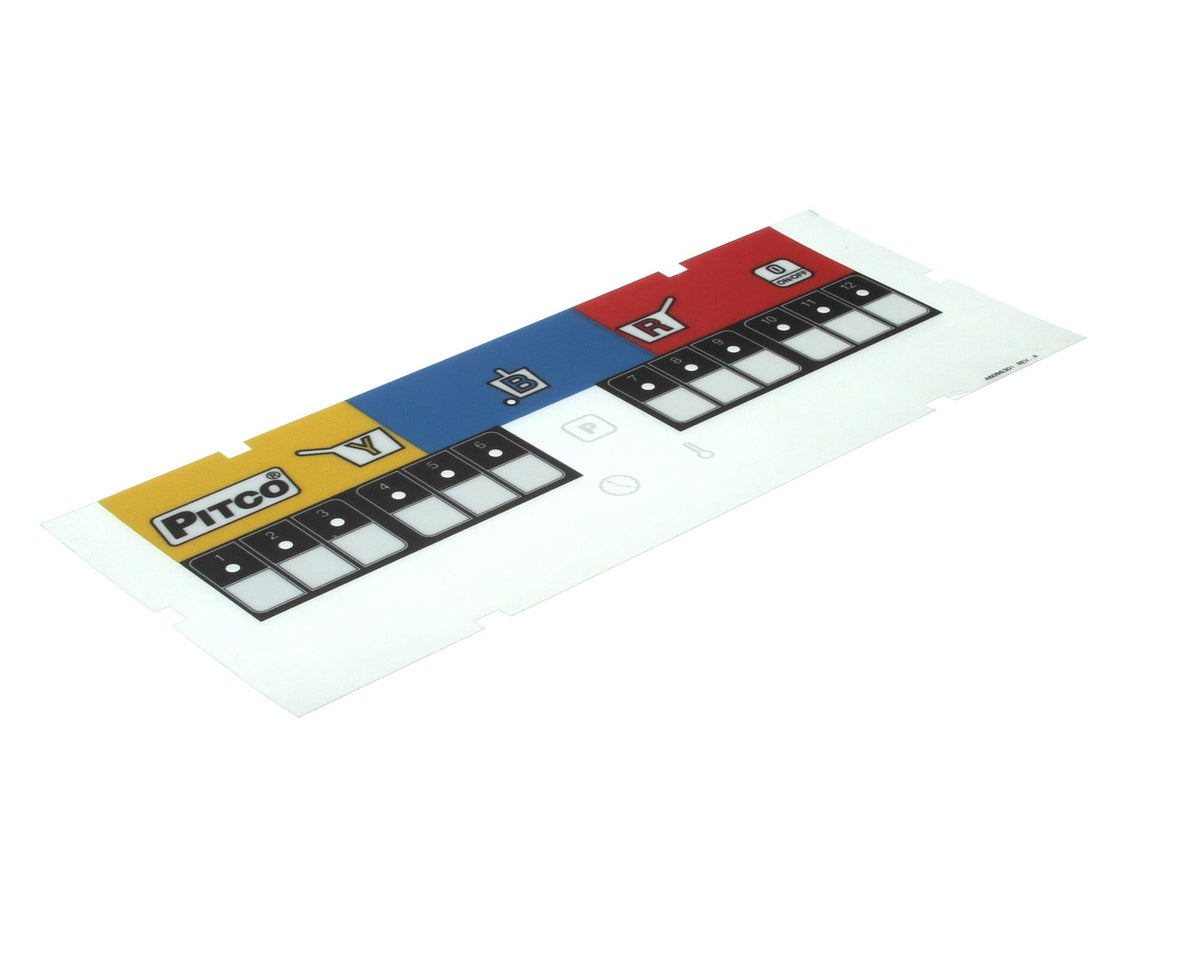 Zinc Overlay Label 3 Fries by Pitco – 3" x 6", Zinc, Model A6096301