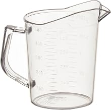 Winco 1 Pint Plastic Commercial Measuring Cup