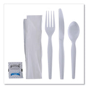 SIX-PIECE Cutlery KIT by Boardwalk – One-size, Polystyrene, White