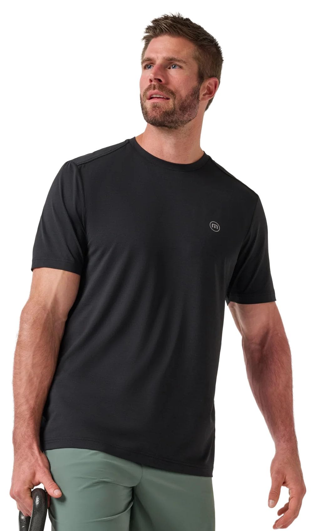 Men's Heater PRO Active TE T-Shirt by TravisMathew – Black, Model A46591