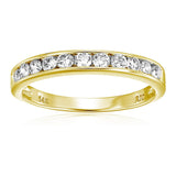 1/2 cttw Diamond Wedding Band for Women by VIR JEWELS – 4.5, Metal, Yellow, Model FD9R6022SYIRA_SI_S4.5