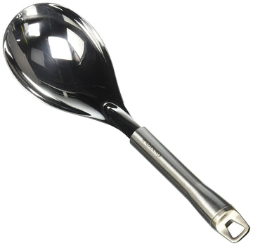 World Cuisine 10-1/8-Inch Long Stainless Steel Rice Spoon by PADERNO – 10-1/8 inches, Stainless Steel, Silver, Model 48278-63