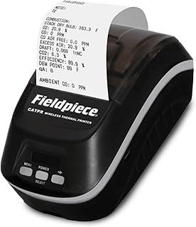 Fieldpiece CATPR Wireless Thermal Printer for Combustion Analyzers - HVAC Jobsite Documentation Tool - Fast Report Printing for Combustion Analysis - Portable CAT Series Printer