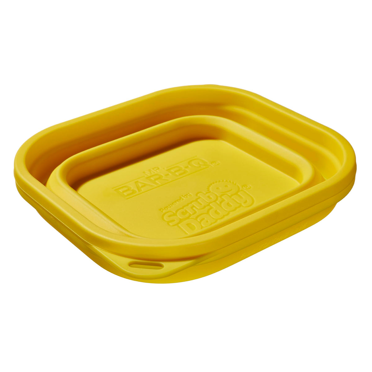 Collapsible Scrub Tub Powered by Scrub Daddy by Mr. Bar-B-Q – Stainless Steel, Black, Model 60404SDZ