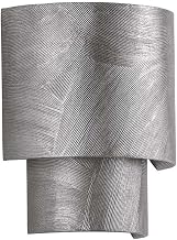 Hudson Valley Lighting 8509-BSL Moray Damp-Rated Wall Sconce, 2-Light E12 Candelabra Base, Black Silver Leaf
