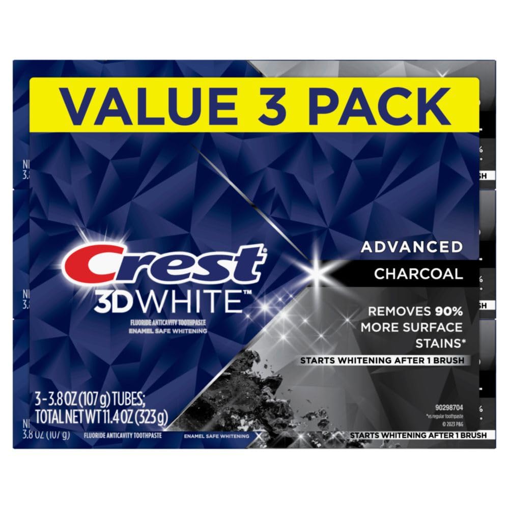 3D White by Crest – 3.8 Ounce (Pack of 3), Pack of 3