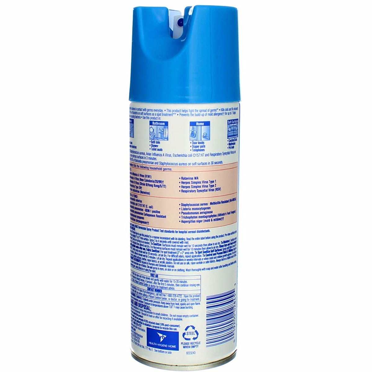 Disinfectant Sprays & Liquids by Lysol – 12.3 Ounce (Pack of 2), Pack of 2, Model 1920002845