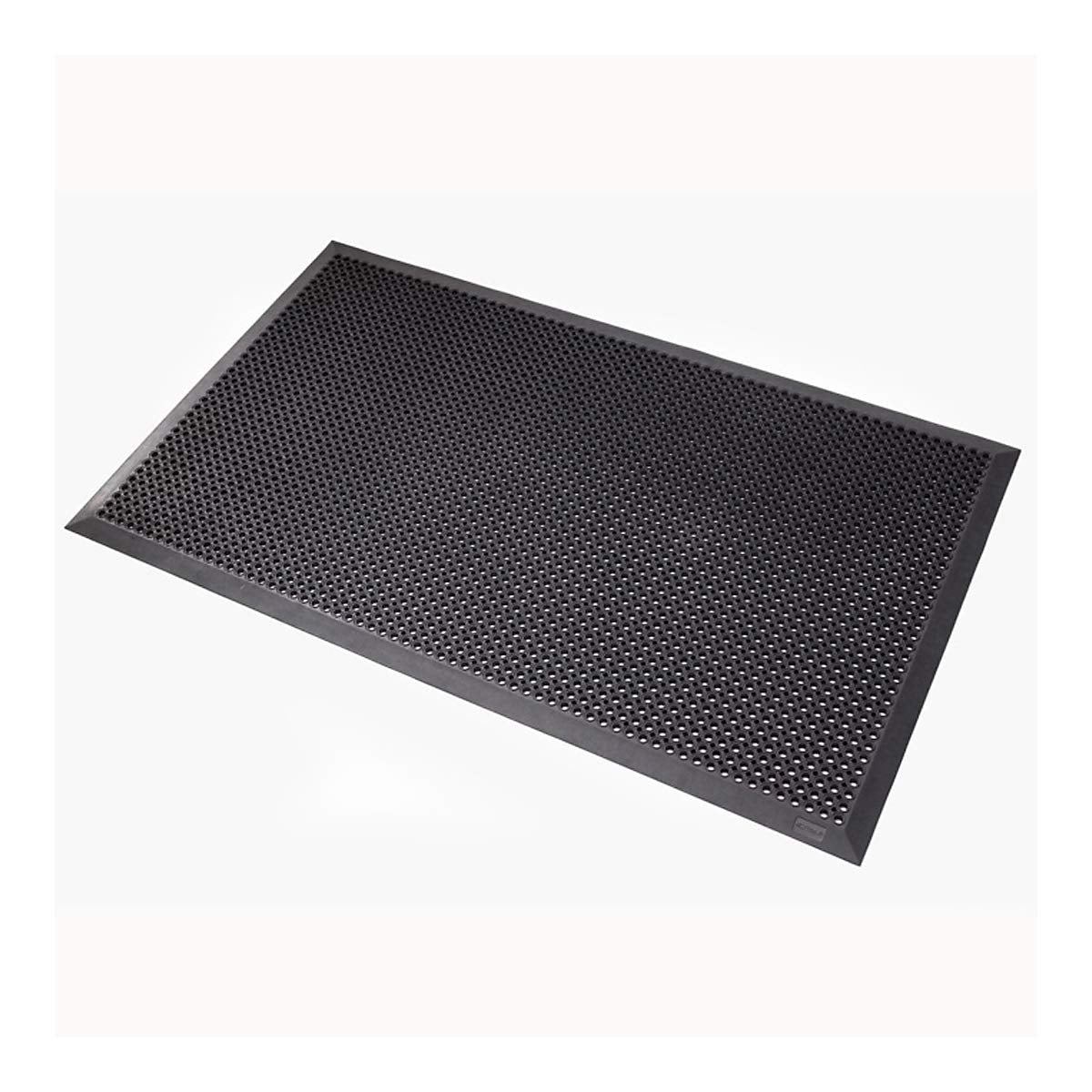 Mats for Professional Use Oct-O-Flex Bevelled outdoor rubber entrance mat by Notrax – ys/m, Rubber, Black, Model 599B7090OB