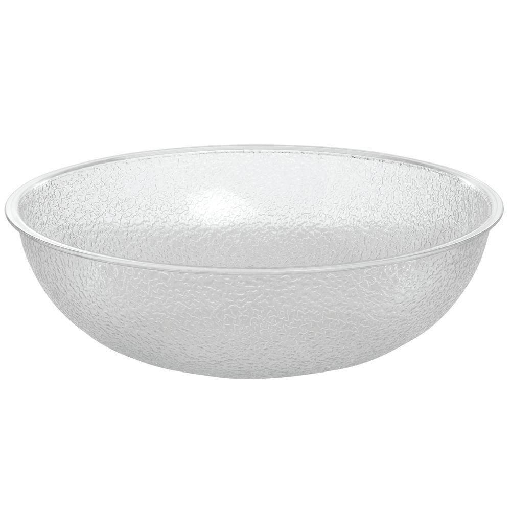 PSB12-176 12" Round Pebbled Bowl by Cambro – 12 inches, 5.8 quarts, Polycarbonate, Clear, Model CAPSB12176