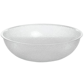 PSB12-176 12" Round Pebbled Bowl by Cambro – 12 inches, 5.8 quarts, Polycarbonate, Clear, Model CAPSB12176