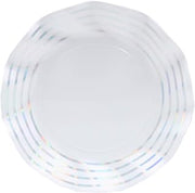Sophistiplate Sophistplate Paper Plates, Small, Silver
