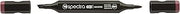 Chartpak Spectra AD Marker, Tri-Nib & Brush Dual-Tip, Dark Umber, 1 Each (S046AD)