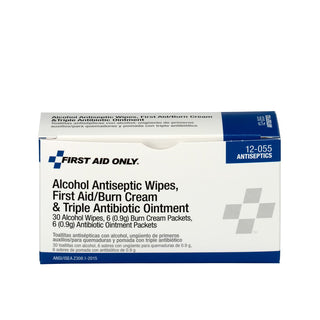 Antiseptic Pack by First Aid Only – 1 Count (Pack of 1), Non-woven fabric (e.g., polyester or polypropylene), White, Model 12-055