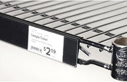 Hubert Shelf Label Holder for Metro Shelving Edge View Wire - 44"L x 1 1/4"H