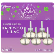 Glade Happy-Go-Lilac / 3.35 Fl Oz (Pack of 1) / Purple Electric