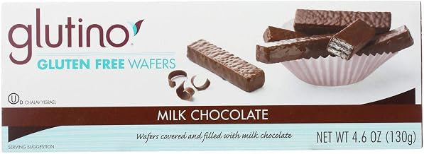 Glutino Chocolate Coated Chocolate Wafers 4.6 OZ (Pack of 12)