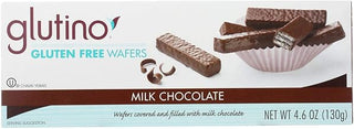Glutino Chocolate Coated Chocolate Wafers 4.6 OZ (Pack of 12)