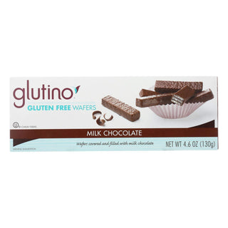 Chocolate Coated Chocolate Wafers 4.6 OZ (Pack of 12) by glutino – 4.6 Ounce (Pack of 12), Pack of 12, Model 10-7006