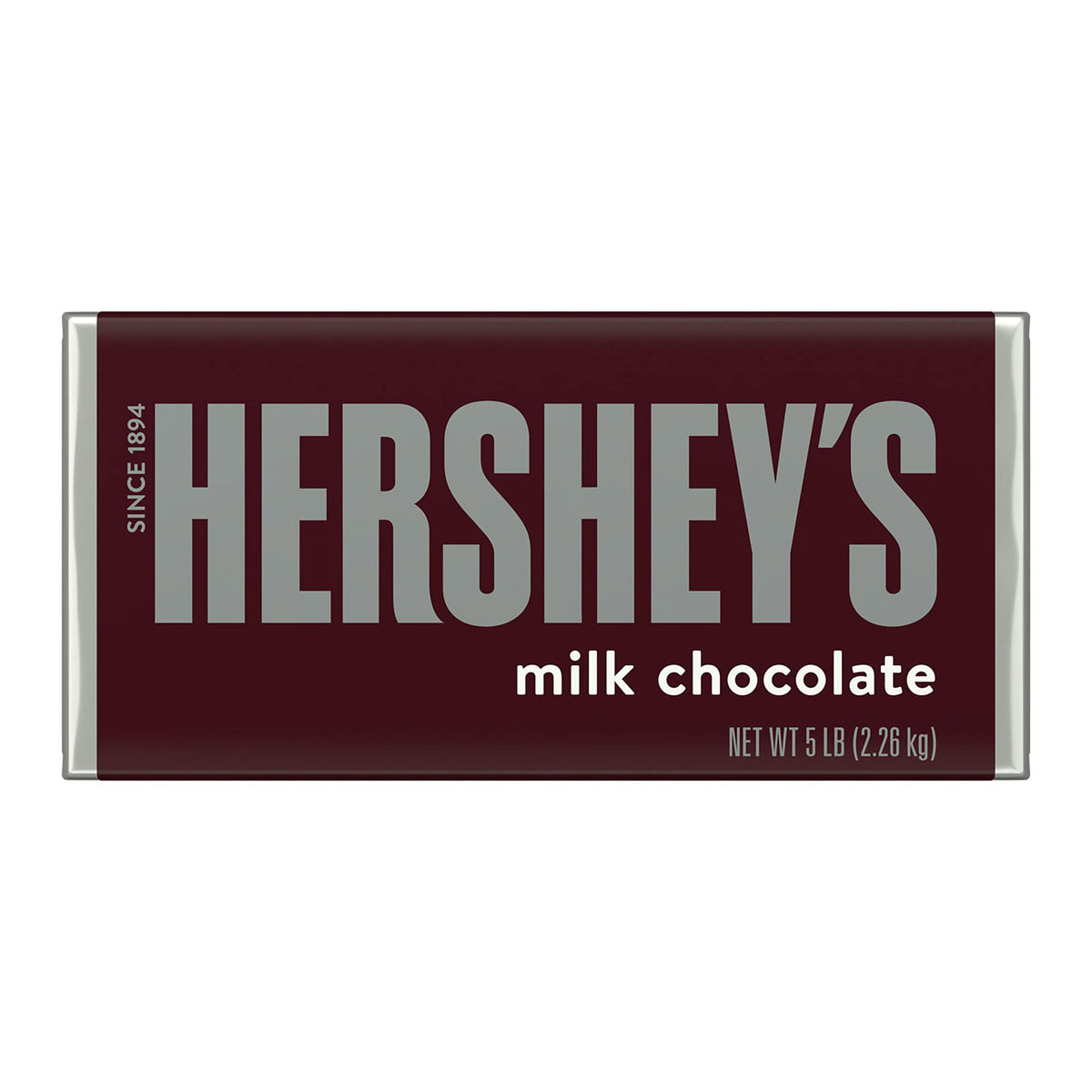 Milk Chocolate Candy Bar by HERSHEY'S – 80 Ounce (Pack of 1), Brown, Model 36300