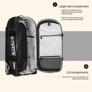 RIG 9800 Wheeled Suitcase (Stealth) by OGIO – One Size, 123 liters, Polyester, Stealth, Model 121001_03_N0