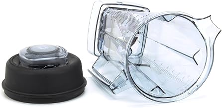 Vitamix 1800 mL Clear Food Blender Container with Wet Blade Lid