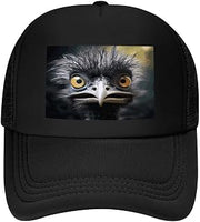 Emu Baseball Cap Golf Hats Running Hat | Sports Hats for Men Women with Adjustable Strap,Lightweight and Portable,Mesh baseball caps Mesh All Seasons