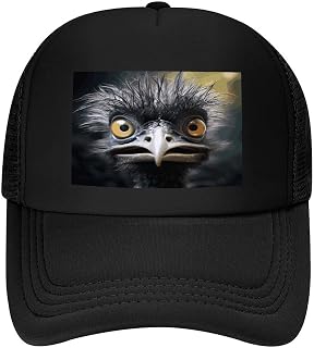 Emu Baseball Cap Golf Hats Running Hat | Sports Hats for Men Women with Adjustable Strap,Lightweight and Portable,Mesh baseball caps Mesh All Seasons