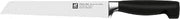 ZWILLING Four Stars Bread knife, Silver/Black