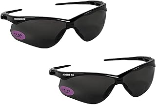 Jackson Safety V60 Nemesis RX Safety Eyewear 22518, Smoke +2.0 Lens Bifocal (2 Pair)