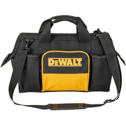 Multitak Small Easy Access Tool Bag by DEWALT – 400 mm, Leather Metal Plastic Nylon, Multicolor, Model DEWDWST83514-1