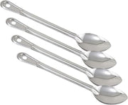 Winco BSOT-13 Solid Stainless Steel Basting Spoon, 13-Inch,Medium (Pack of 4)
