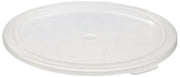 Translucent Round Lid for 6 qt and 8 qt Capacity Food Storage Container by Cambro – Plastic, Transparent, Model RFSC6PP