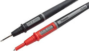 Fluke Pomona 7519A/POM Twistguard Test Leads, 2 mm Diameter Probe Tips (Pom) (Pack of 2)