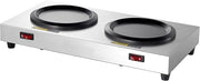 Adcraft WP-2 Dual Warmer Plates, Stainless Steel, 500-Watts, 120v