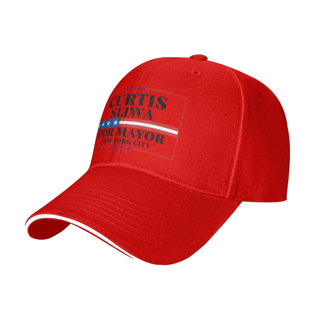 Curtis Sliwa for New York City Mayor 2025 Election Baseball Cap Dad Trucker Hat Red by rayprint – One Size, Red, Model cap0629zxc
