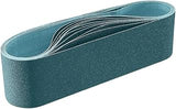 3M Scotch-Brite SC-BL Non-Woven Aluminum Oxide Blue Sanding Belt - Very Fine - 8 in Width x 168 in Length - 30533 [PRICE is per CASE]