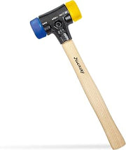 Wiha 83215040" Safety Medium Hard Soft-Faced Hammer, Blue/Yellow, 40 mm