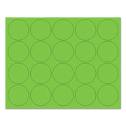 BVCFM1602 - Magnetic Color Coding Dots by MasterVision – Green, Vinyl