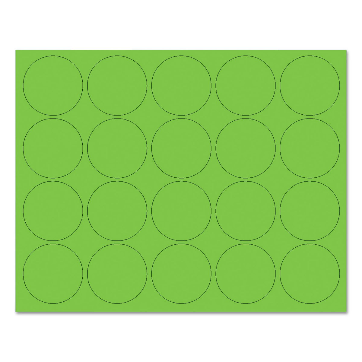 BVCFM1602 - Magnetic Color Coding Dots by MasterVision – Green, Vinyl