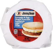 Jimmy Dean Egg Pancake and Sausage Sandwich by Sara Lee – 12 x 4.9 ounces, Pack of 12