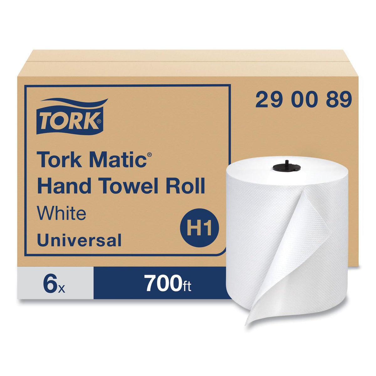 SCA TISSUE NORTH AMERICA LLC SCA Tissue 290089 CPC 7.75 x 700 ft. Tork Advanced Matic Hand Towel Roll44 – White - Case of 6