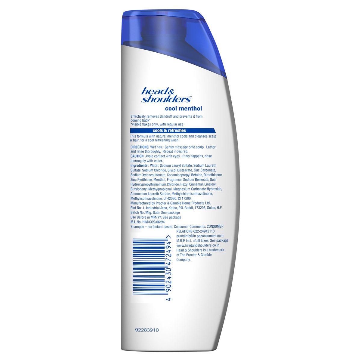 Head And Shoulders Shampoo Cool Menthol 170ml by Head & Shoulders – 5.75 Fl Oz (Pack of 1), Model 4902430415033
