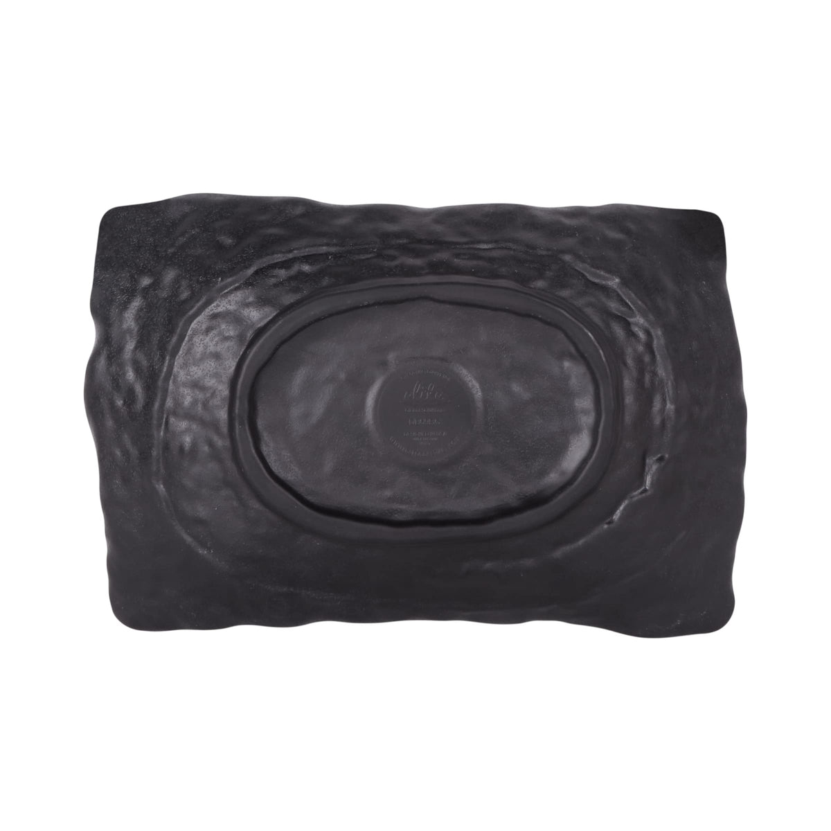 Rectangular Bowl by Elite Global Solutions – 16 oz., 16 fluid_ounces, Melamine, Coal, Pack of 6