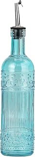 10 Strawberry Street Abercorn Textured Glass Oil Cruet (Blue)