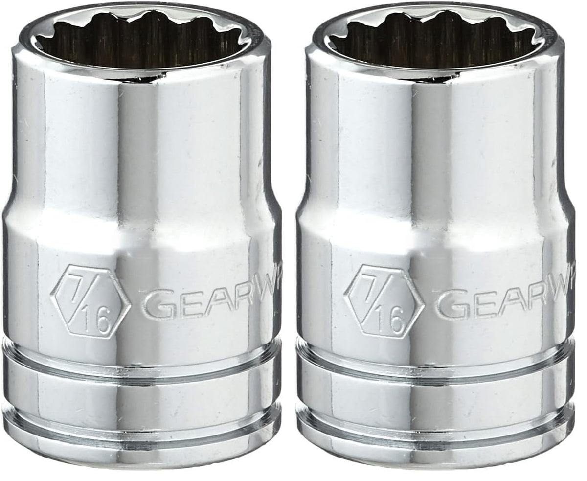 GEARWRENCH 1 Count (Pack of 2) / Black / 1 Socket Wrenches