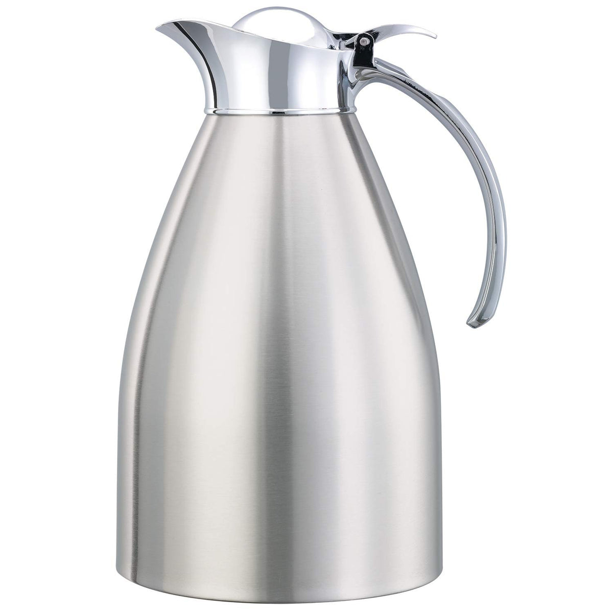 Carafe, 1.5L, Stainless Steel, Brushed Finished by Service Ideas – 1.5 Liter, Stainless Steel, Model 982C15BS
