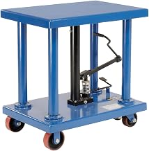Global Industrial Foot Control Work Positioning Post Lift Table, 6000 Lb. Cap