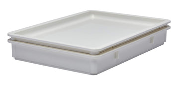 White 18" x 26" Dough Box Cover by Cambro – 18" x 26", 1.8 kilograms, Polypropylene, White