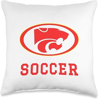 Carlisle High School Wildcats Soccer Throw Pillow