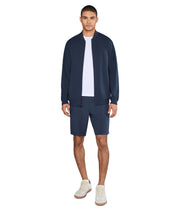 Mens Stretchknit Bomber by TravisMathew – Cotton Blend, Total Eclipse, Model A42354